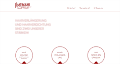 Desktop Screenshot of coiffeur-hanemann.de
