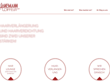 Tablet Screenshot of coiffeur-hanemann.de